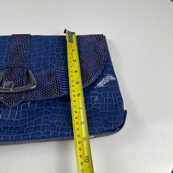 White House Black Market bag clutch blue (No Strap) - Picture 9 of 11